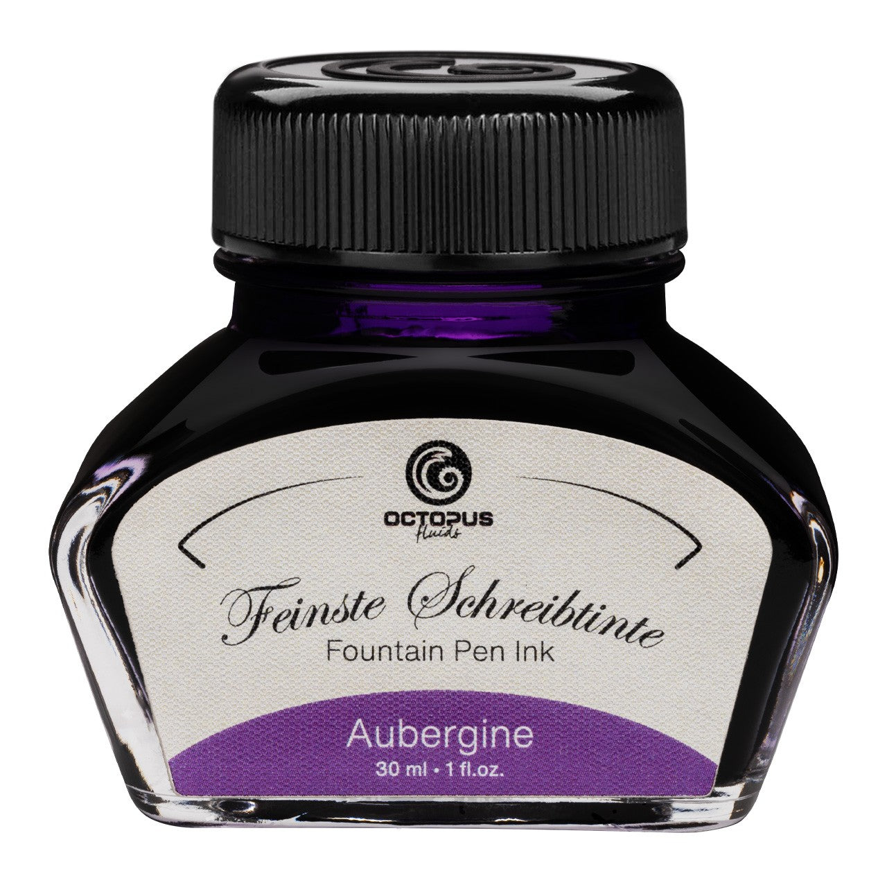 Encre Classique pour Stylo Plume Aubergine 30ml Octopus