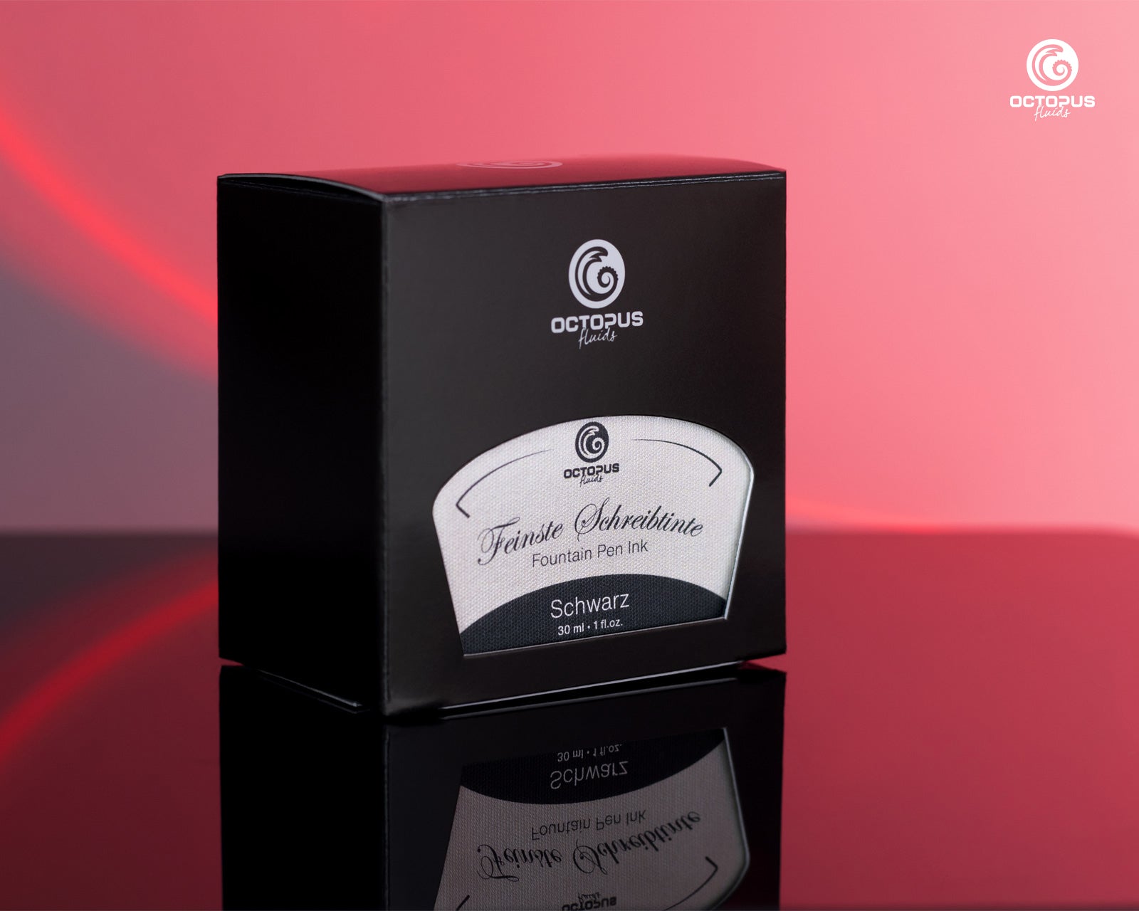 Encre Classique pour Stylo Plume Black 30ml Octopus