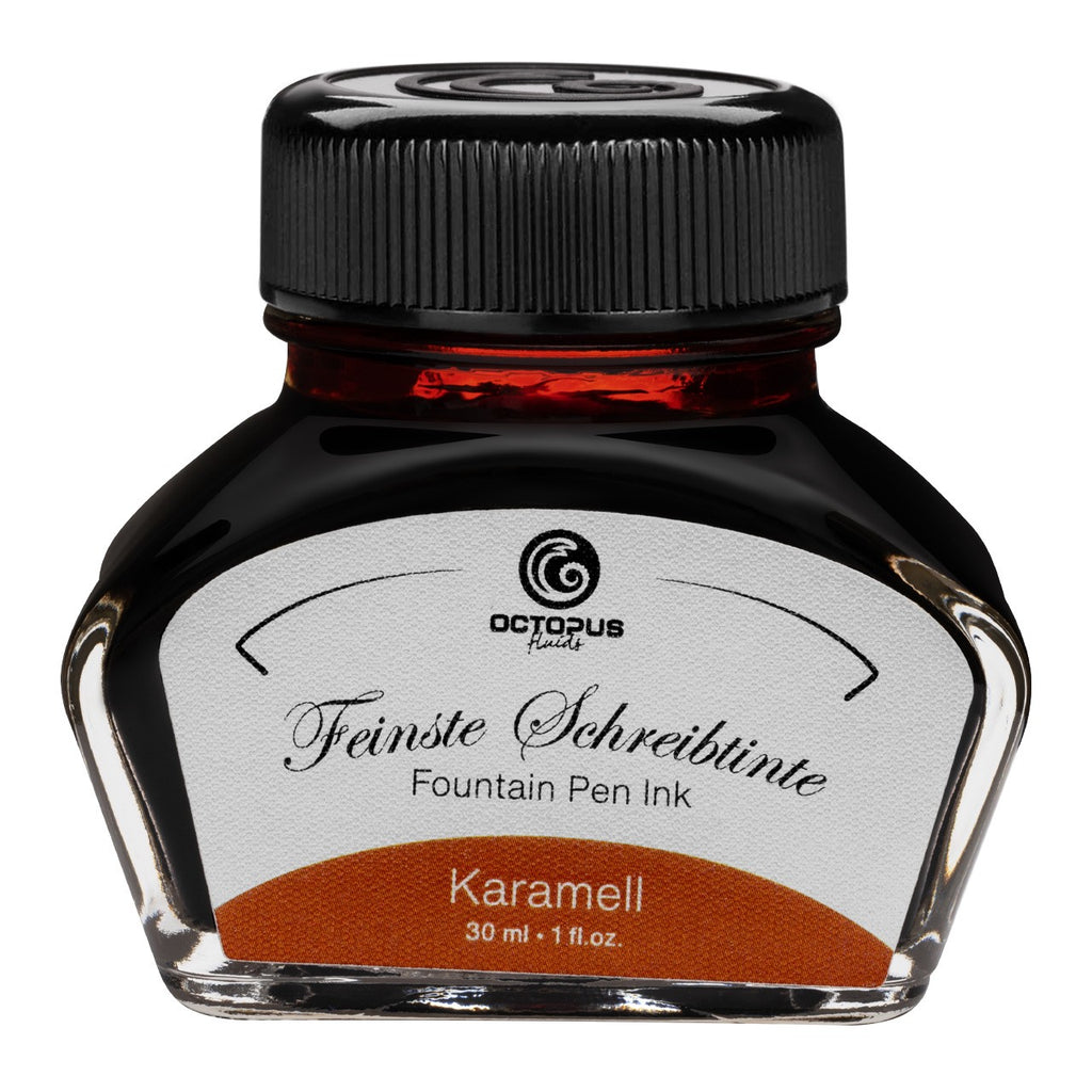 Encre Classique pour Stylo Plume Caramel 30ml Octopus