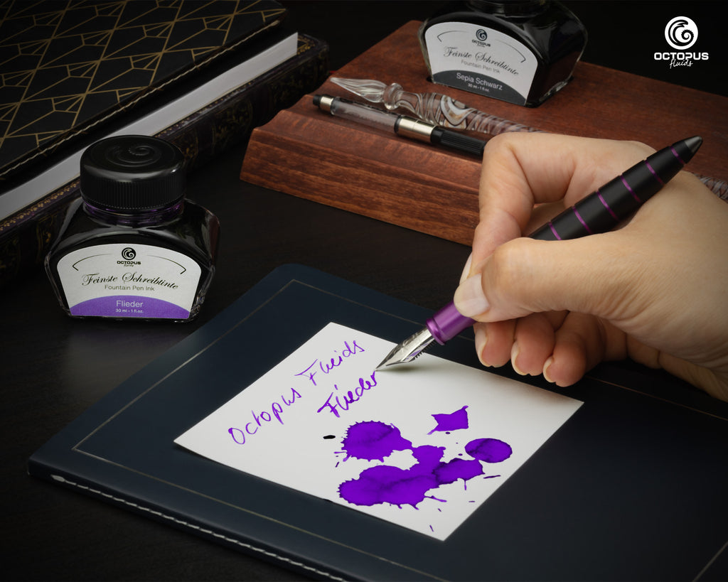 Encre Classique pour Stylo Plume Lilac 30ml Octopus