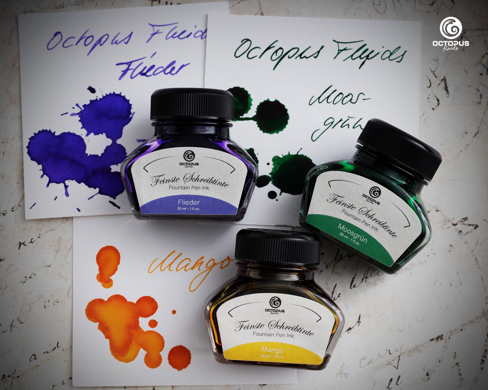 Encre Classique pour Stylo Plume Lilac 30ml Octopus
