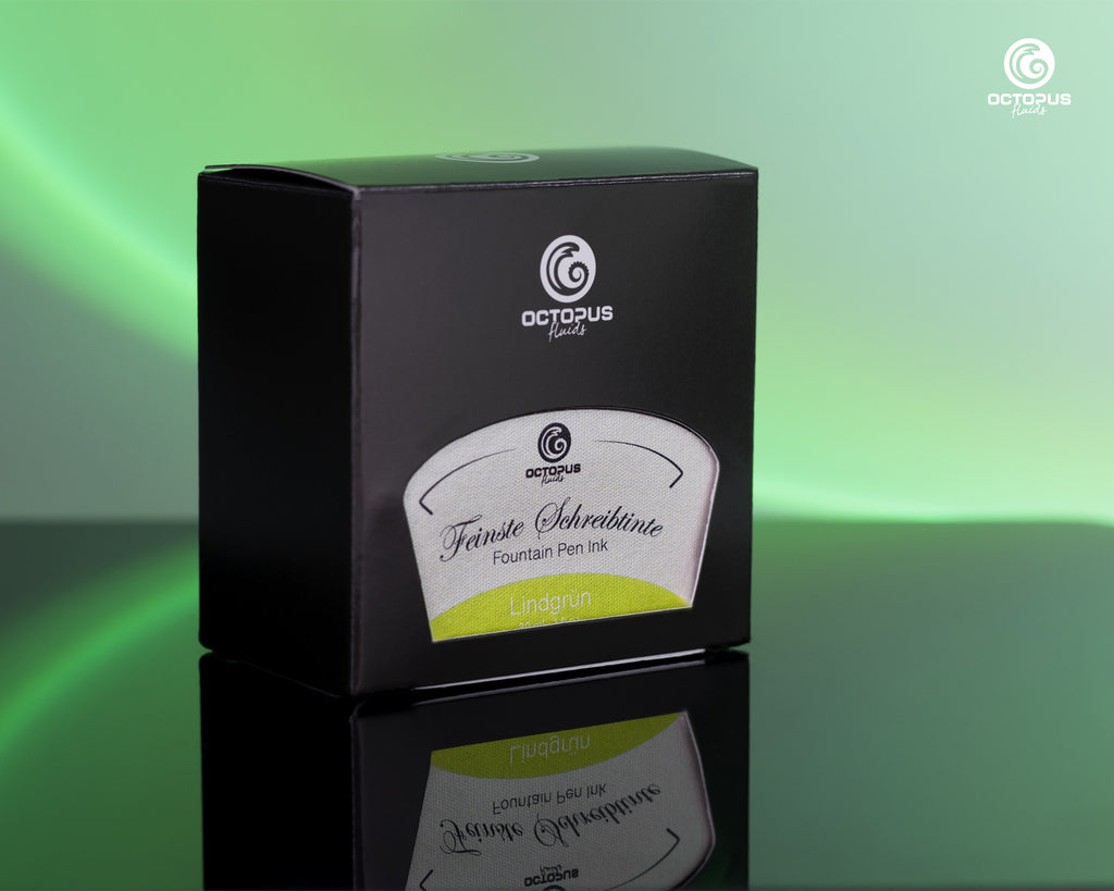 Encre Classique pour Stylo Plume Lime Green 30ml Octopus