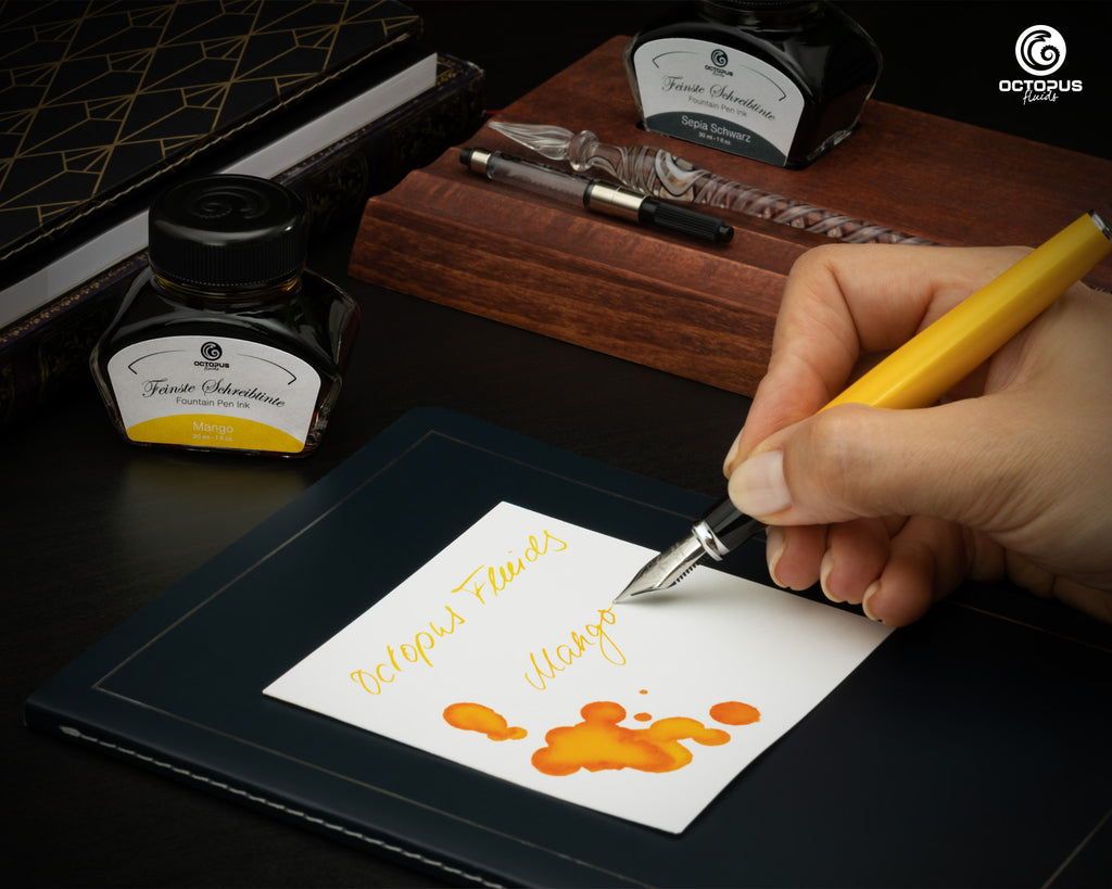 Encre Classique pour Stylo Plume Mango 30ml Octopus