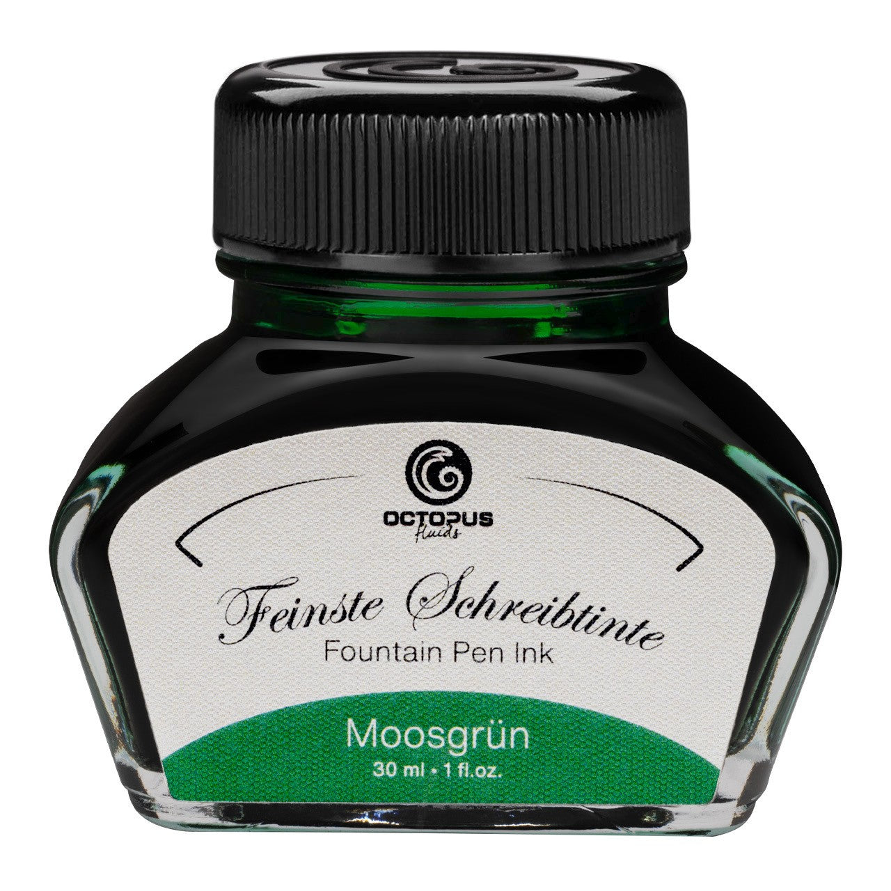 Encre Classique pour Stylo Plume Moss Green 30ml Octopus