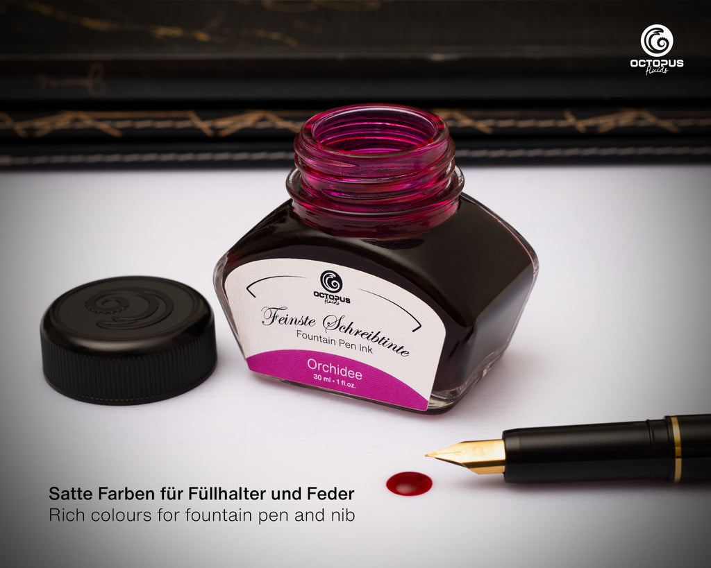 Encre Classique pour Stylo Plume Orchid 30ml Octopus