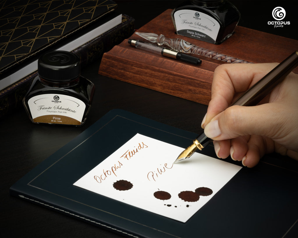 Encre Classique pour Stylo Plume Pine 30ml Octopus