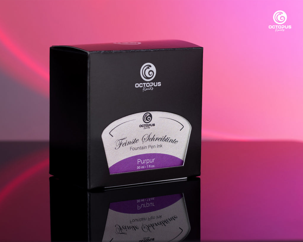 Encre Classique pour Stylo Plume Purple 30ml Octopus