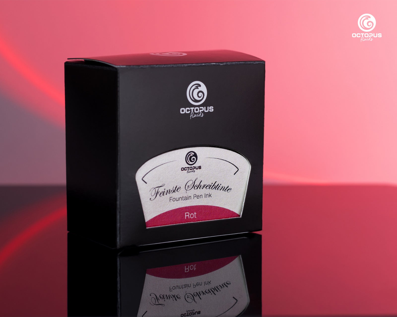 Encre Classique pour Stylo Plume Red 30ml Octopus
