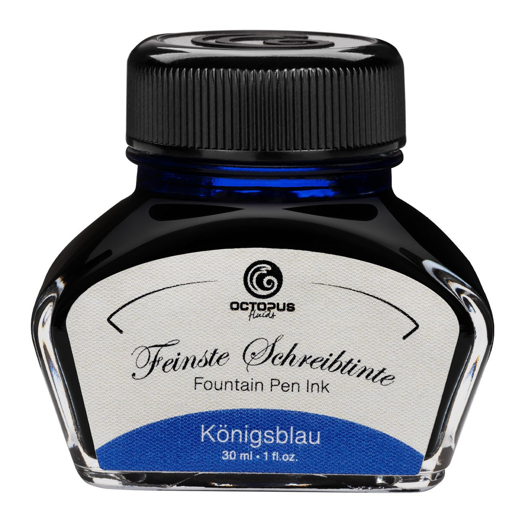 Encre Classique pour Stylo Plume Royal Blue 30ml Octopus