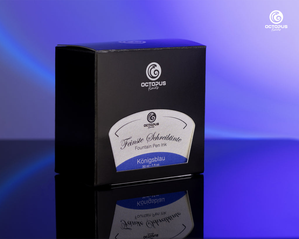 Encre Classique pour Stylo Plume Royal Blue 30ml Octopus