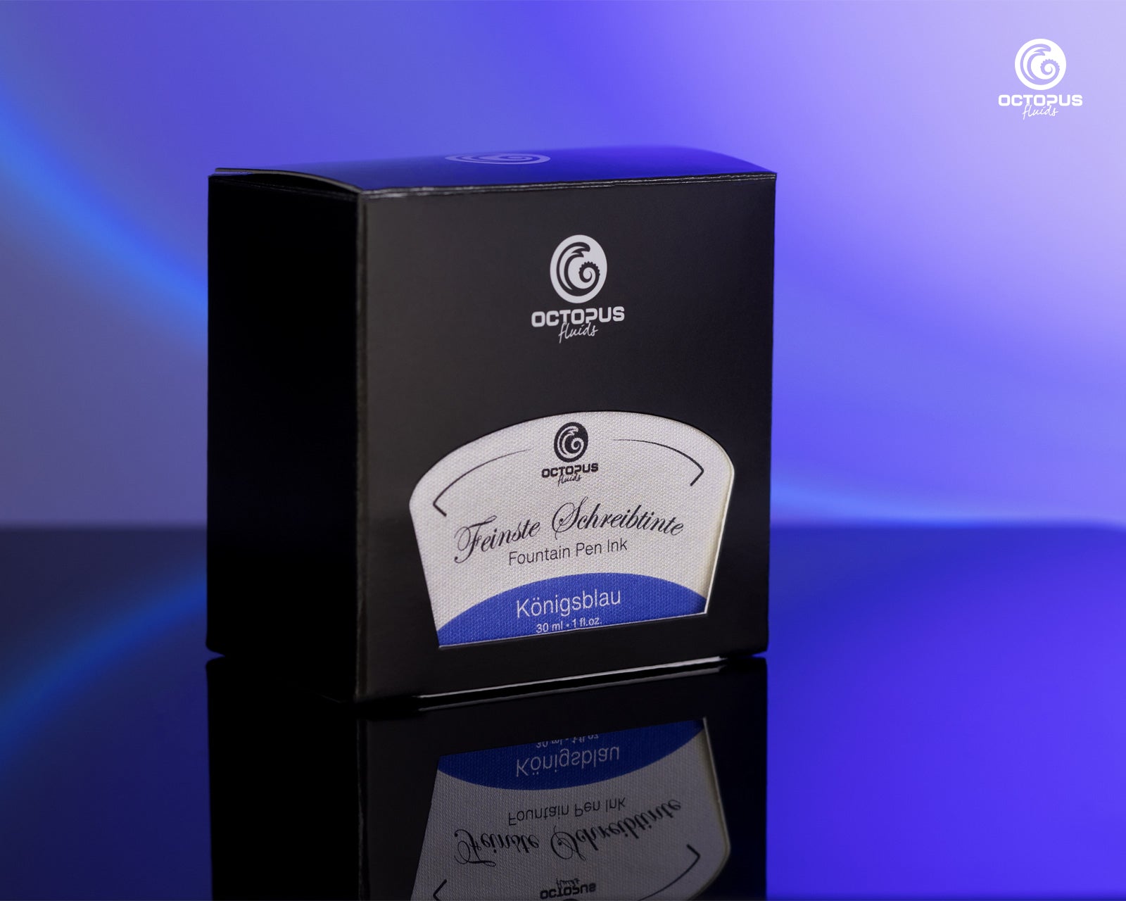 Encre Classique pour Stylo Plume Royal Blue 30ml Octopus