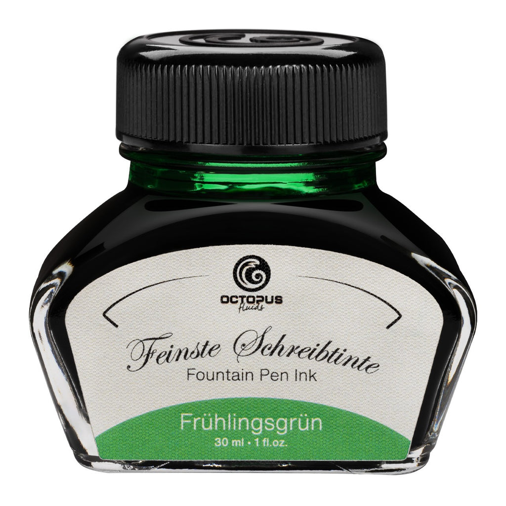 Encre Classique pour Stylo Plume Spring Green 30ml Octopus