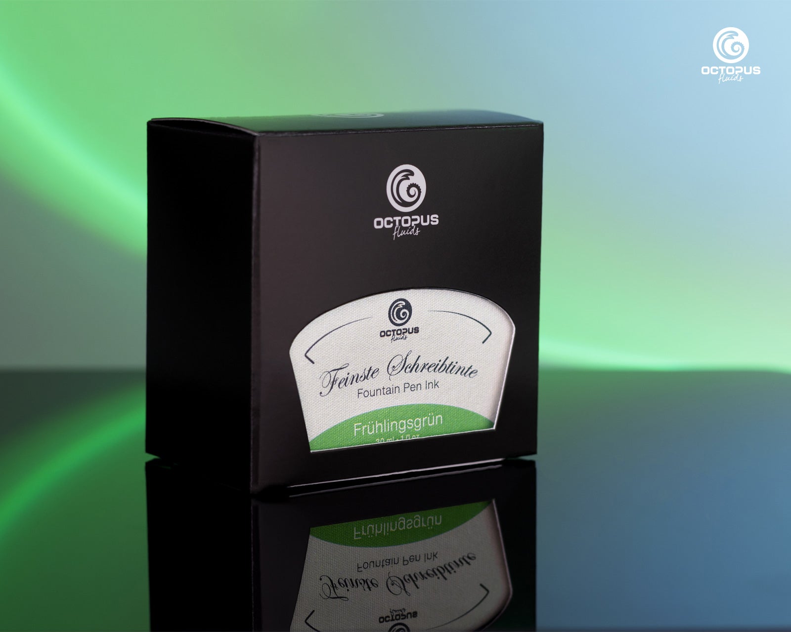 Encre Classique pour Stylo Plume Spring Green 30ml Octopus