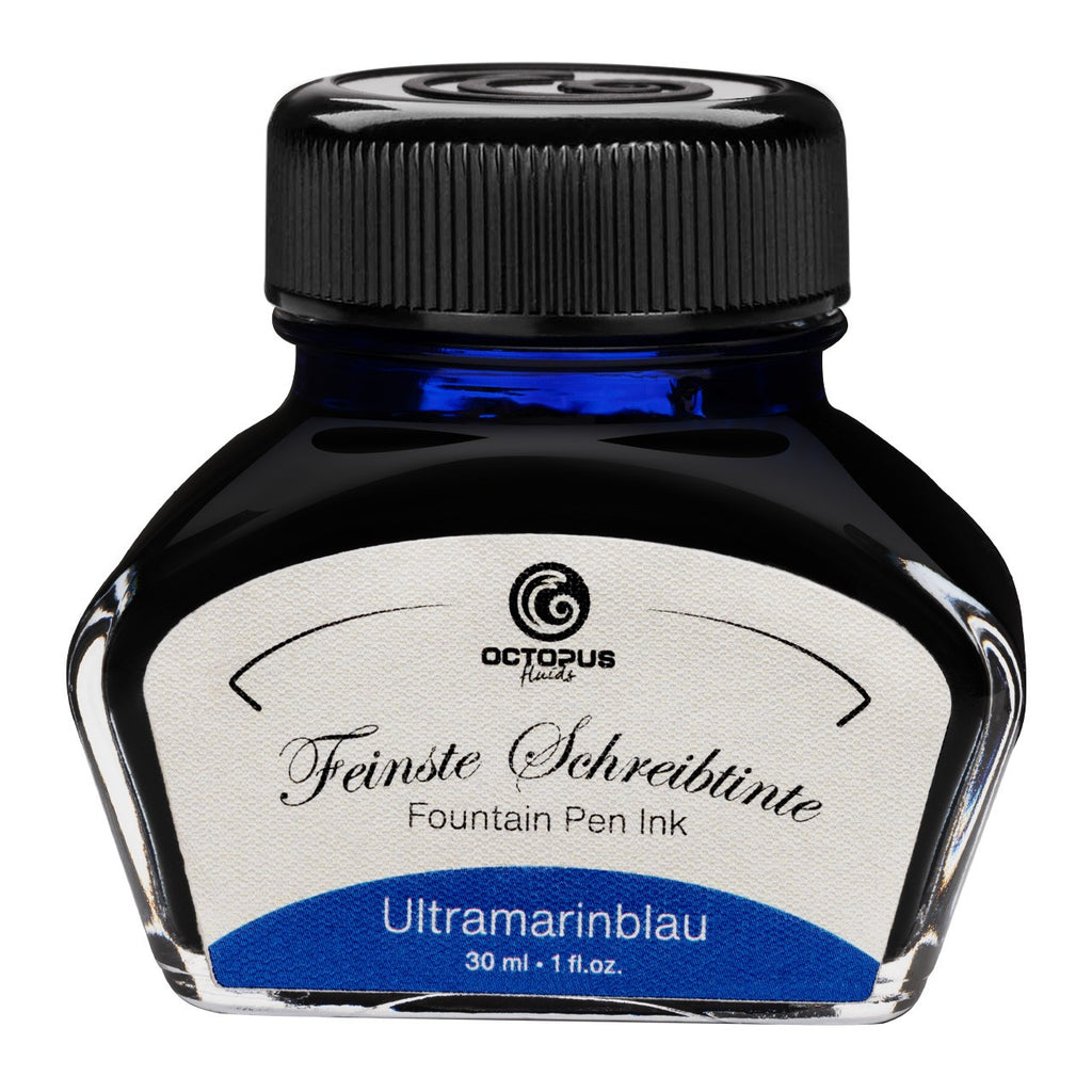 Encre Classique pour Stylo Plume Ultramarine Blue 30ml Octopus