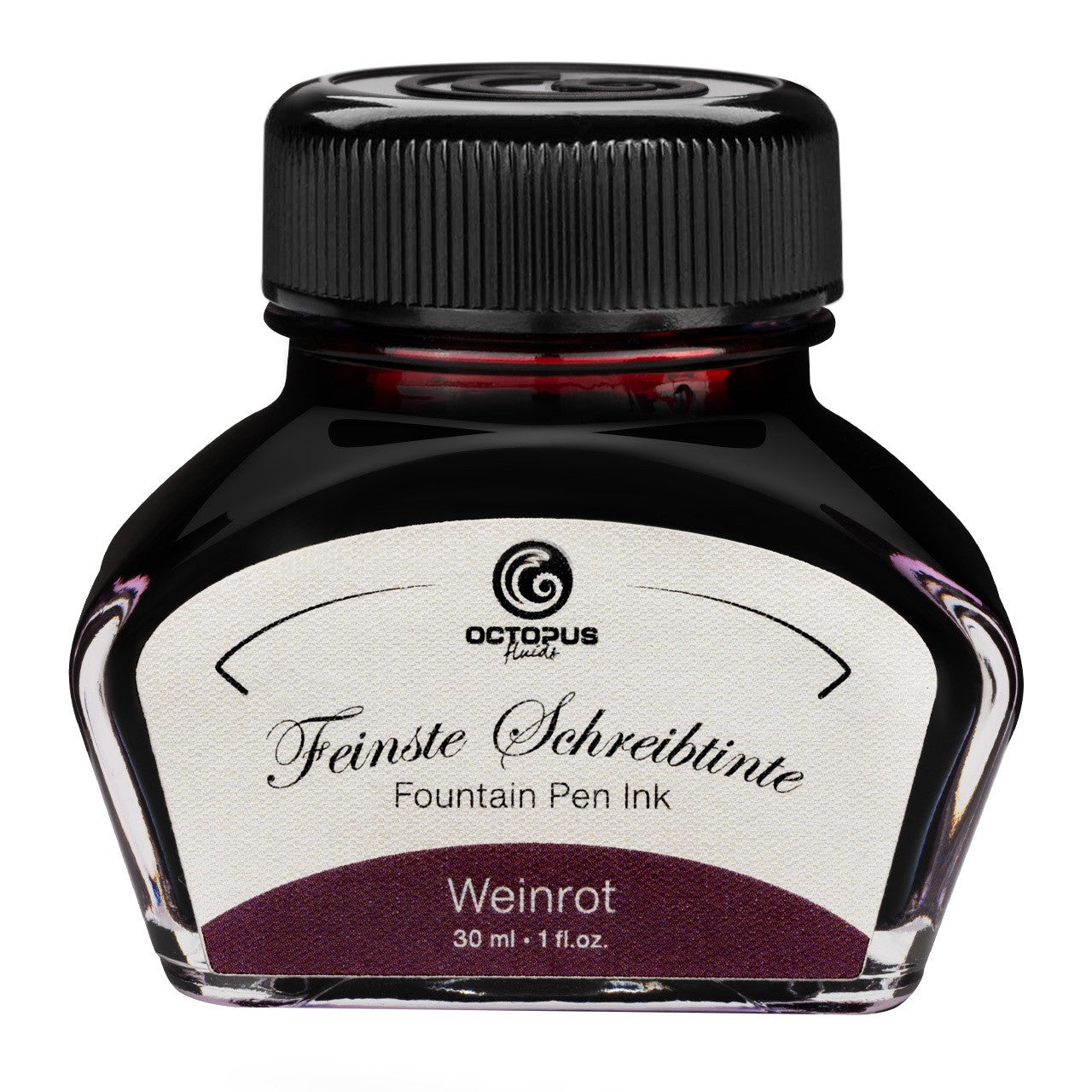 Encre Classique pour Stylo Plume Wine Red 30ml Octopus
