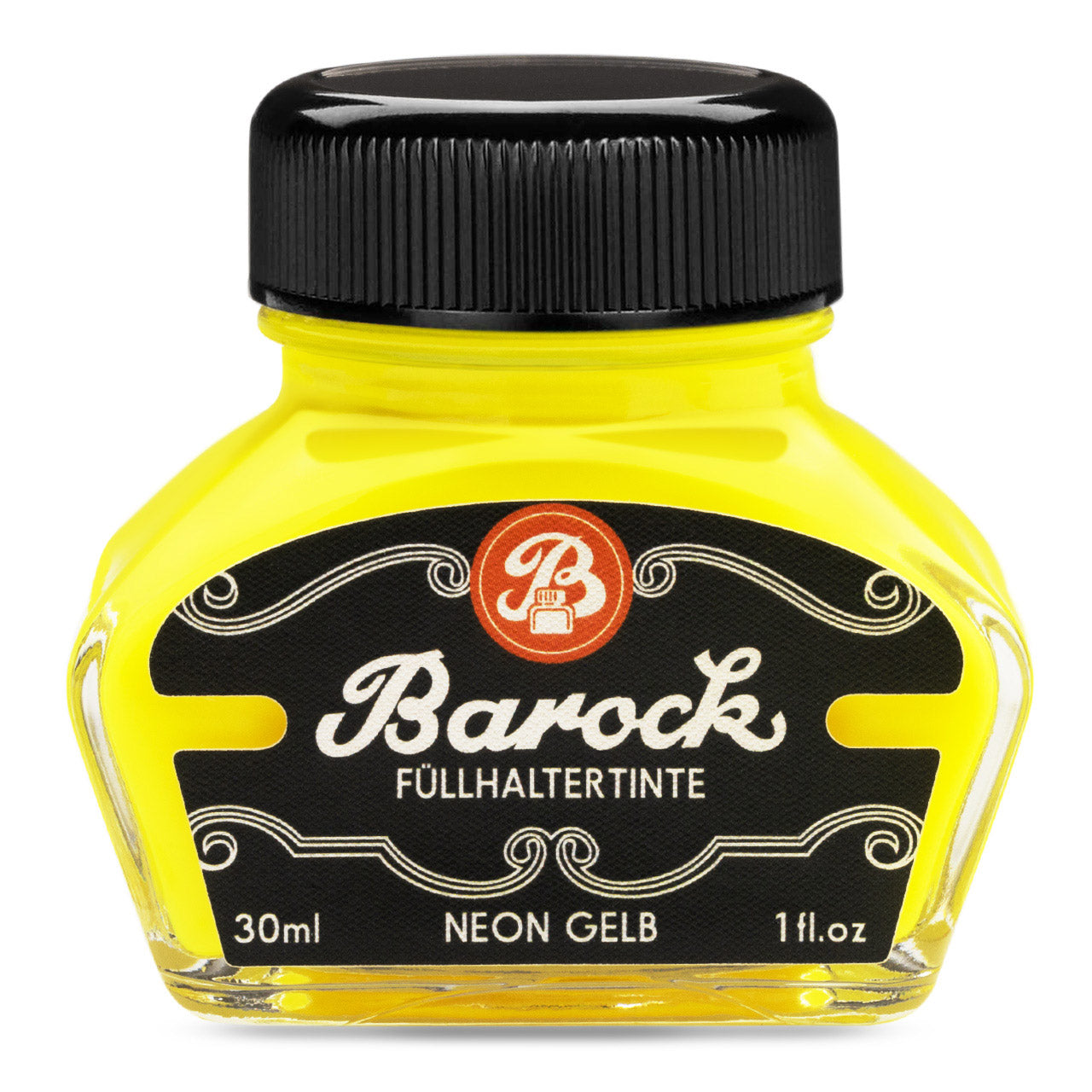 Encre Fluo pour Stylo Plume Barock Neon Jaune 30ml Octopus