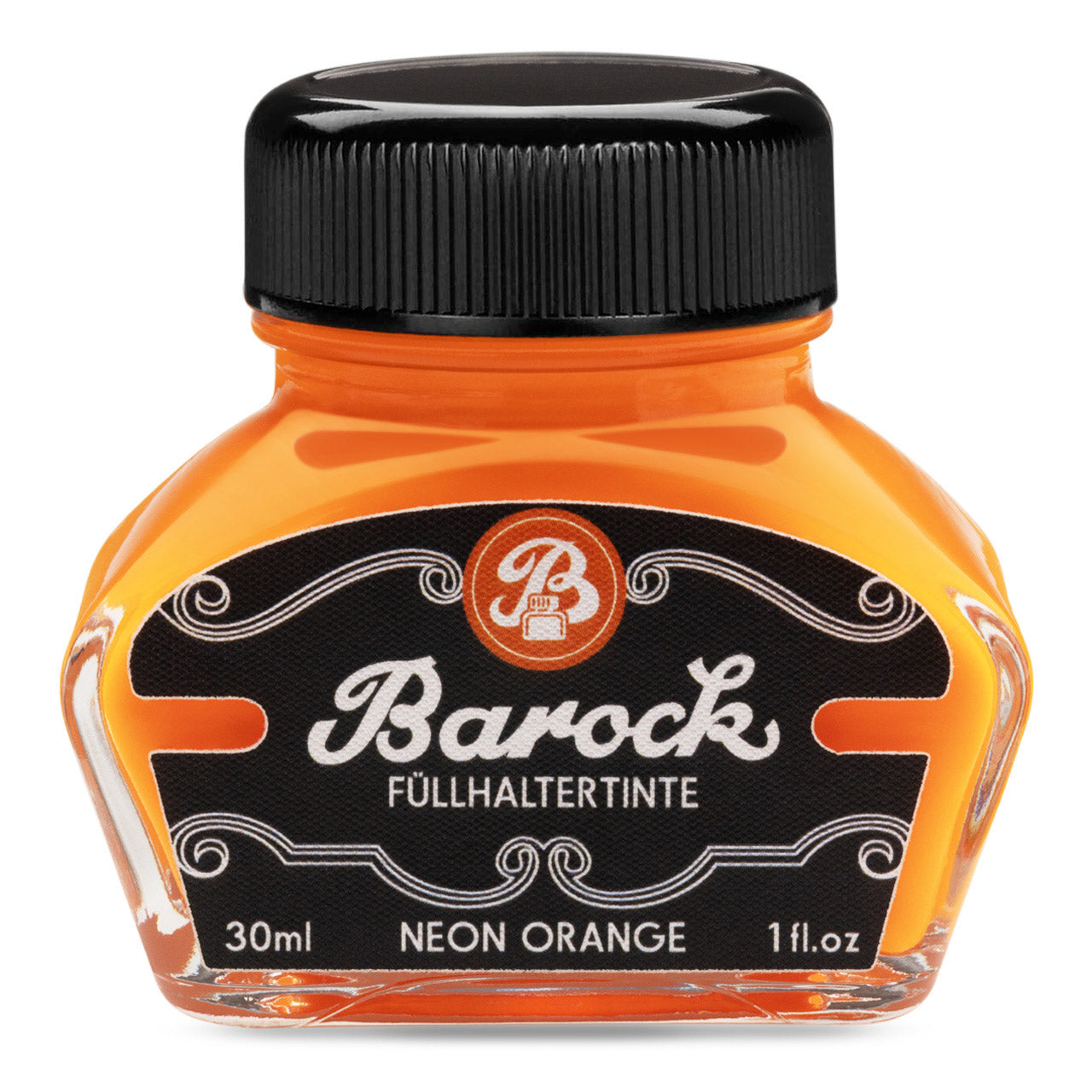 Encre Fluo pour Stylo Plume Barock Neon Orange 30ml Octopus