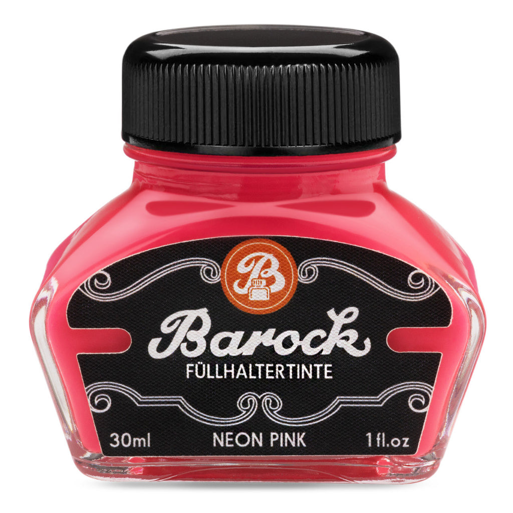 Encre Fluo pour Stylo Plume Barock Neon Rose 30ml Octopus