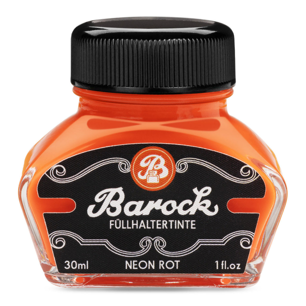 Encre Fluo pour Stylo Plume Barock Neon Rouge 30ml Octopus
