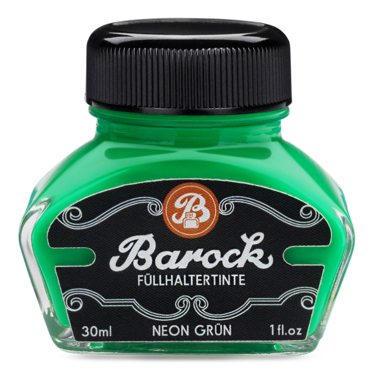 Encre Fluo pour Stylo Plume Barock Neon Vert 30ml Octopus