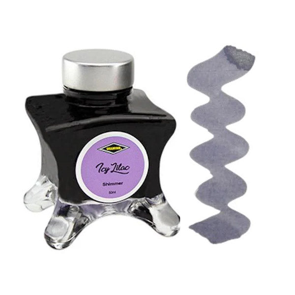 Encre Shimmer Icy Lilac Inkvent Black Edition 50ml Diamine