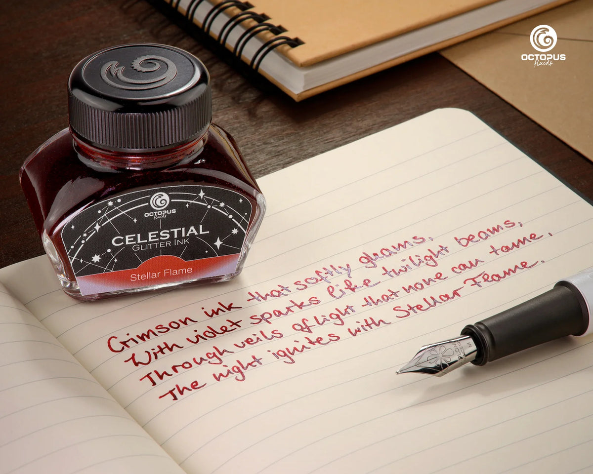 Encre Pailletée Stellar Flame 30ml Octopus