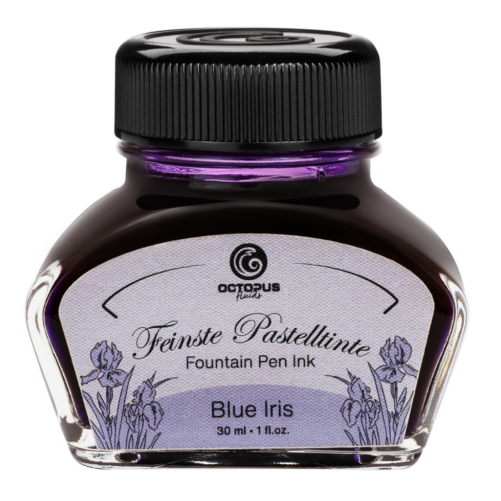Encre Pastel pour Stylo Plume Blue Iris 30ml Octopus