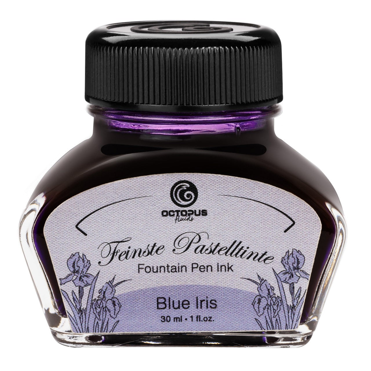Encre Pastel pour Stylo Plume Blue Iris 30ml Octopus