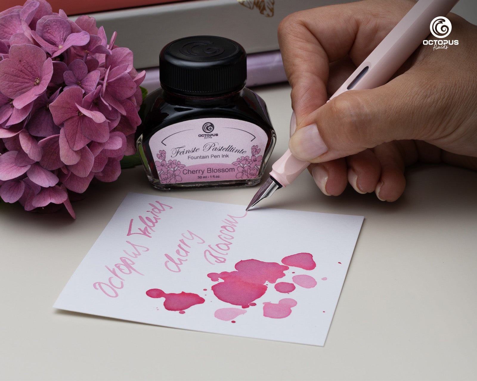 Encre Pastel pour Stylo Plume Cherry Blossom 30ml Octopus
