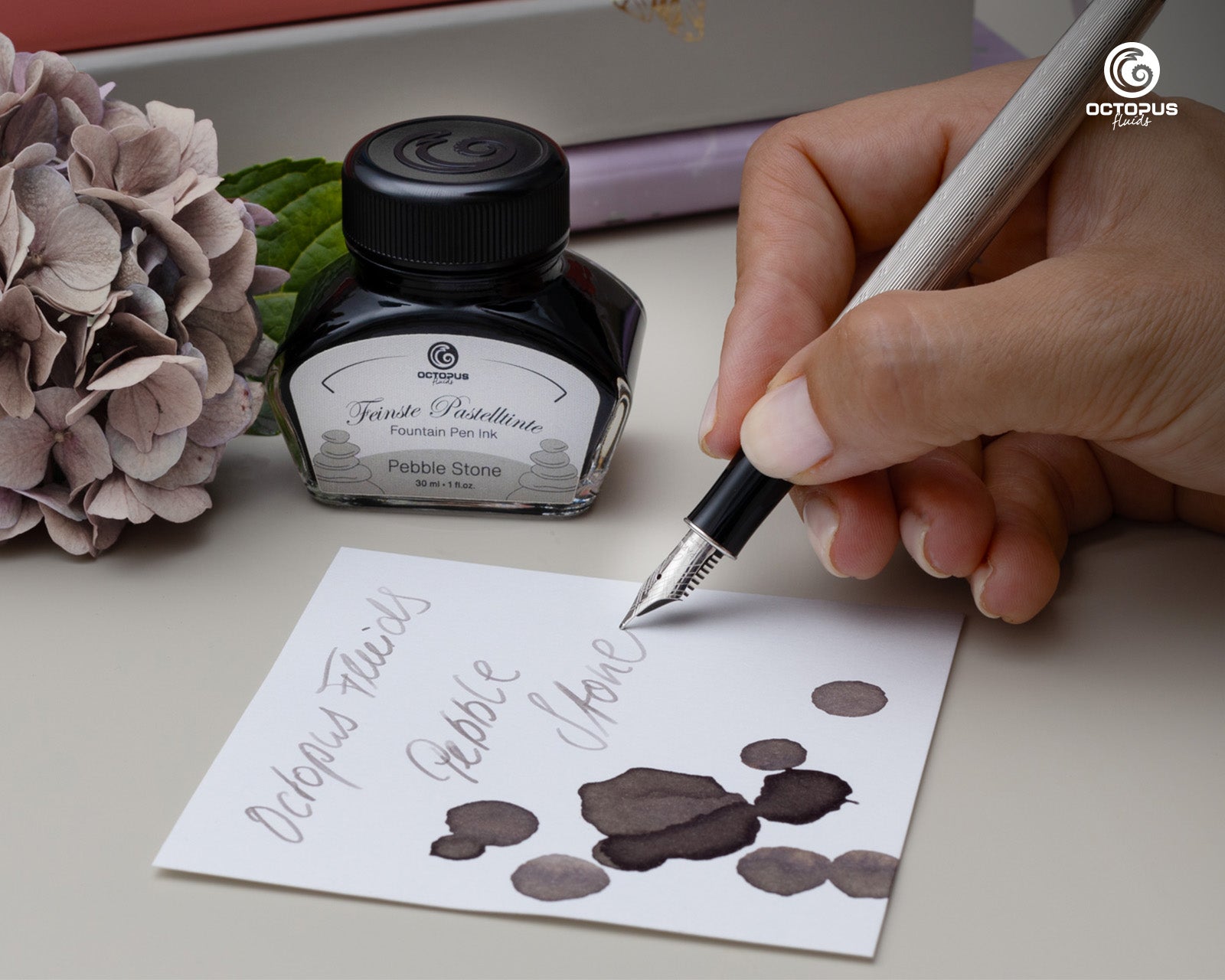 Encre Pastel pour Stylo Plume Pebble Stone 30ml Octopus