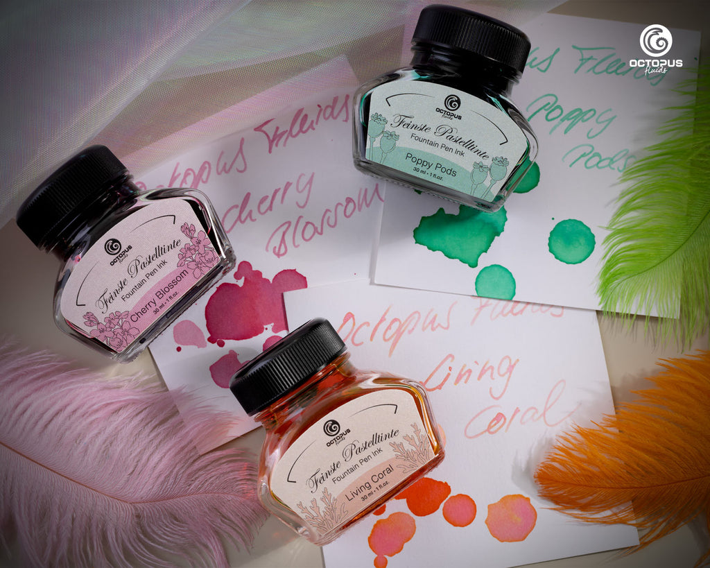 Encre Pastel pour Stylo Plume Poppy Pods 30ml Octopus