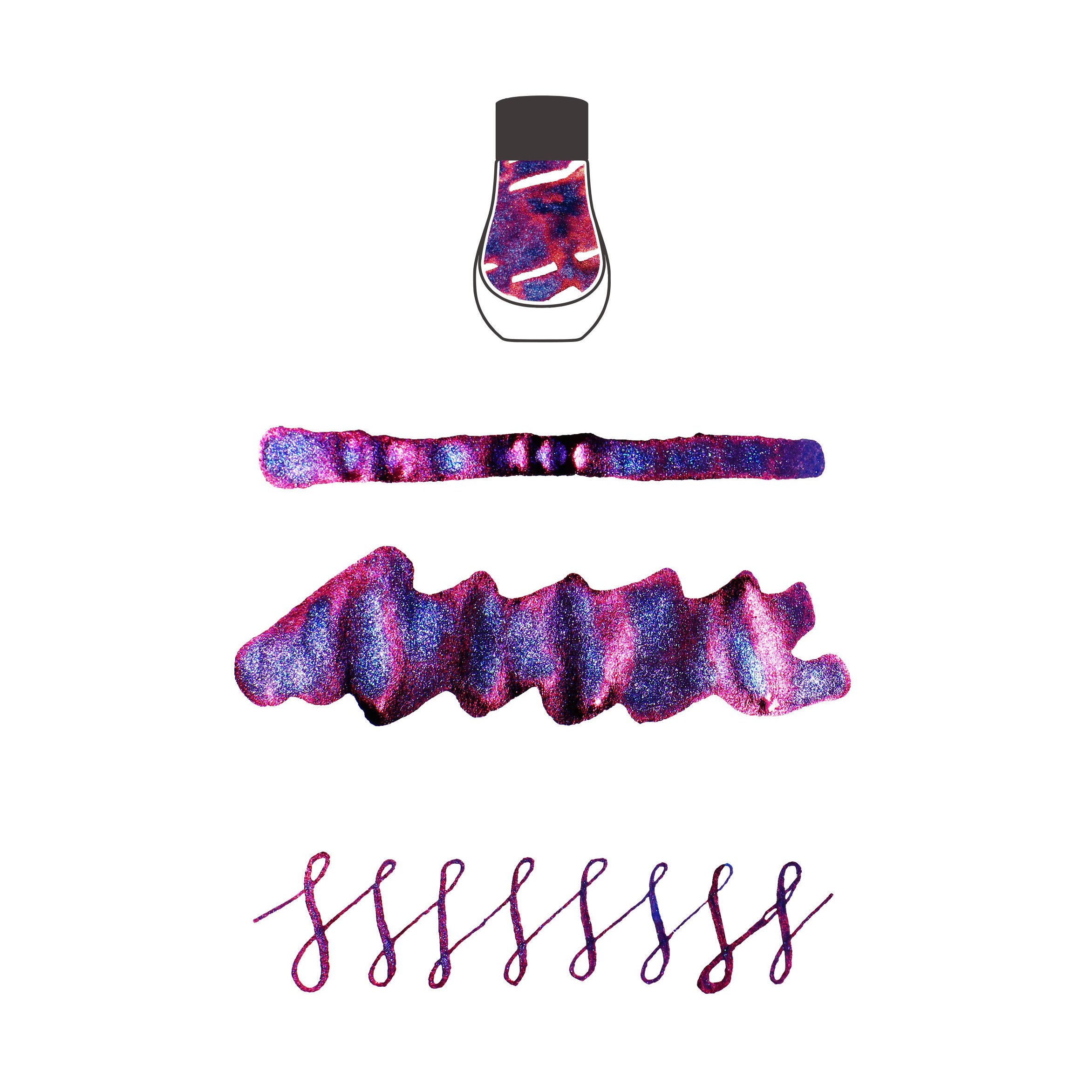 Encre Pearl Milky Way Blue 25ml Dominant Industry