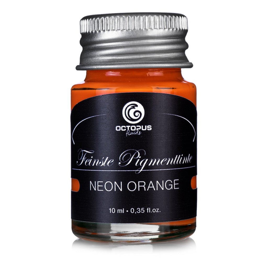 Encre Fluo pour Stylo Plume Neon Orange 10ml Octopus
