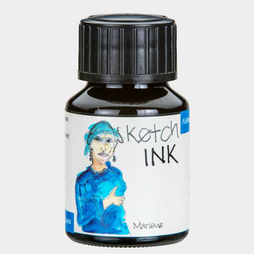 Encre pour Dessin Marlene Bleu 50ml Rohrer & Klingner