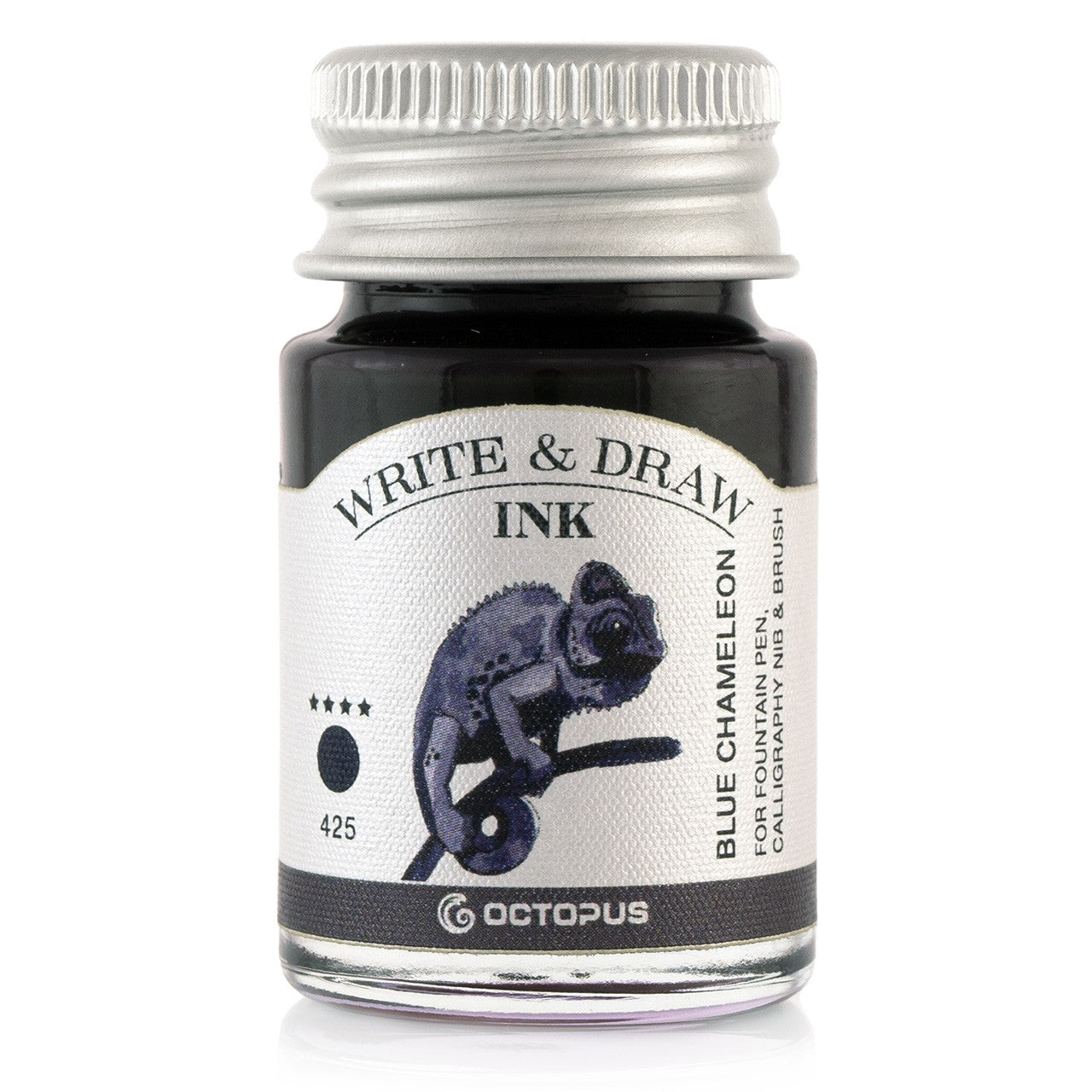 Encre pour Écrire et Dessiner Blue Chameleon 10ml Octopus