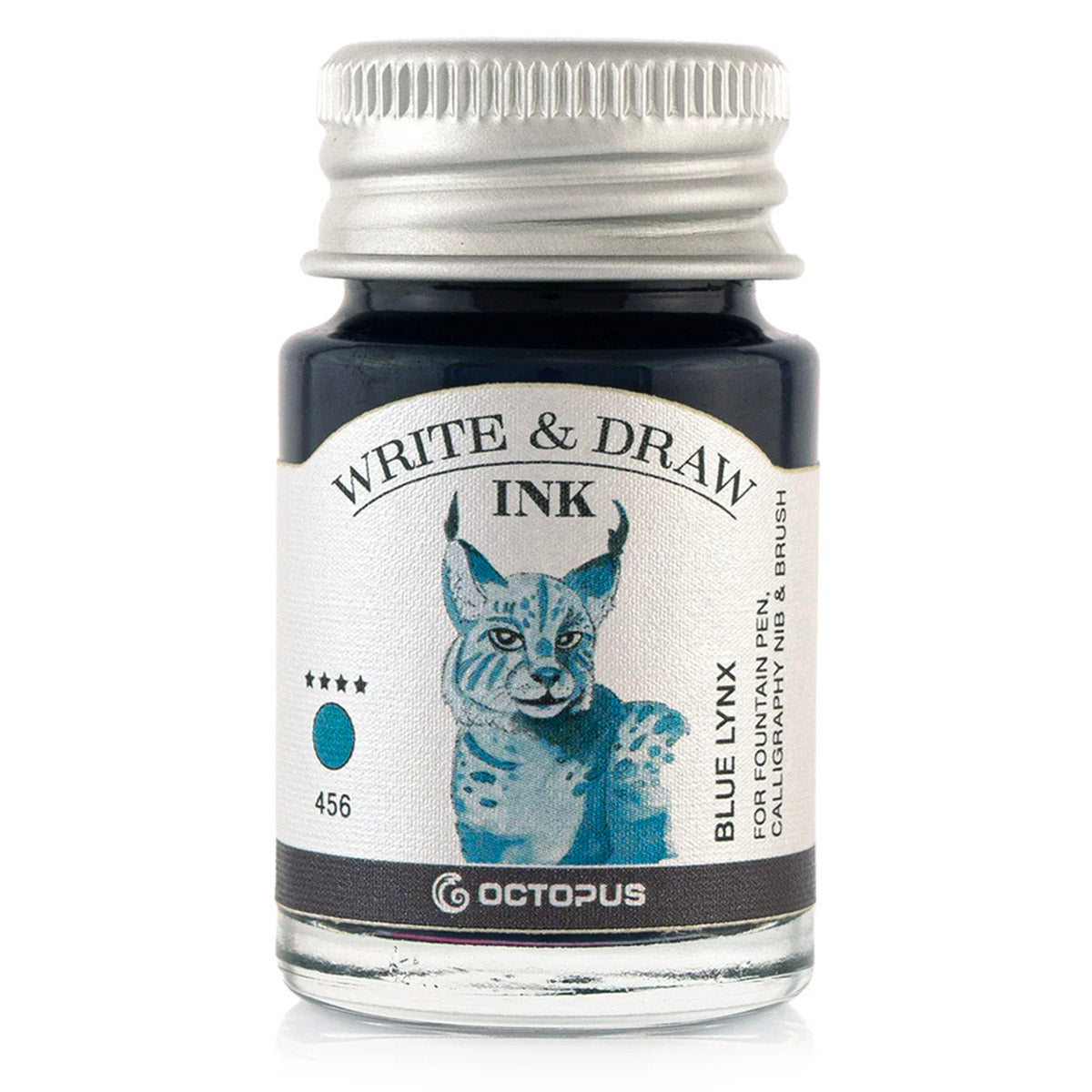 Encre pour Écrire et Dessiner Blue Lynx 10ml Octopus