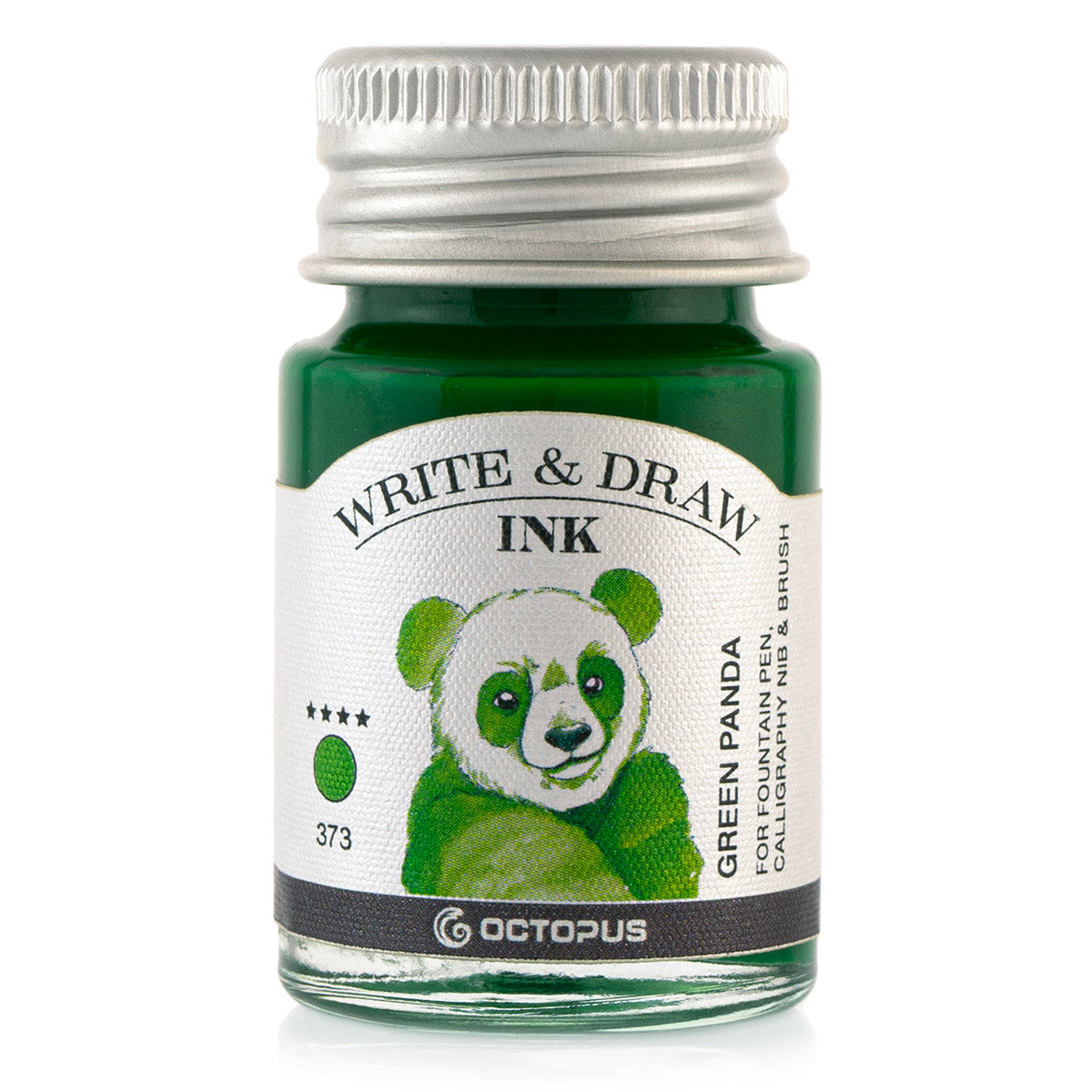 Encre pour Écrire et Dessiner Green Panda 10ml Octopus