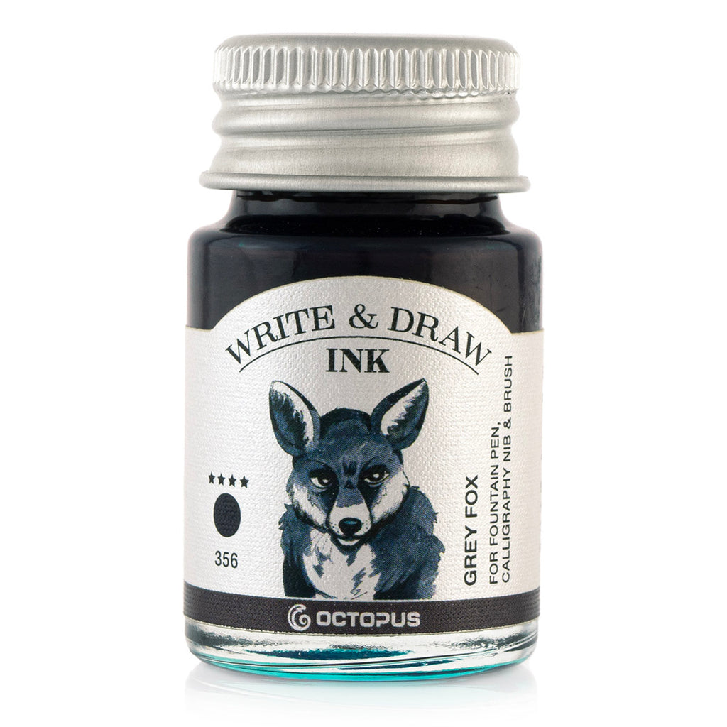 Encre pour Écrire et Dessiner Grey Fox 10ml Octopus