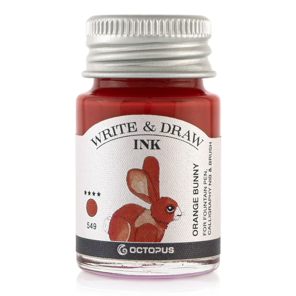 Encre pour Écrire et Dessiner Orange Bunny 10ml Octopus