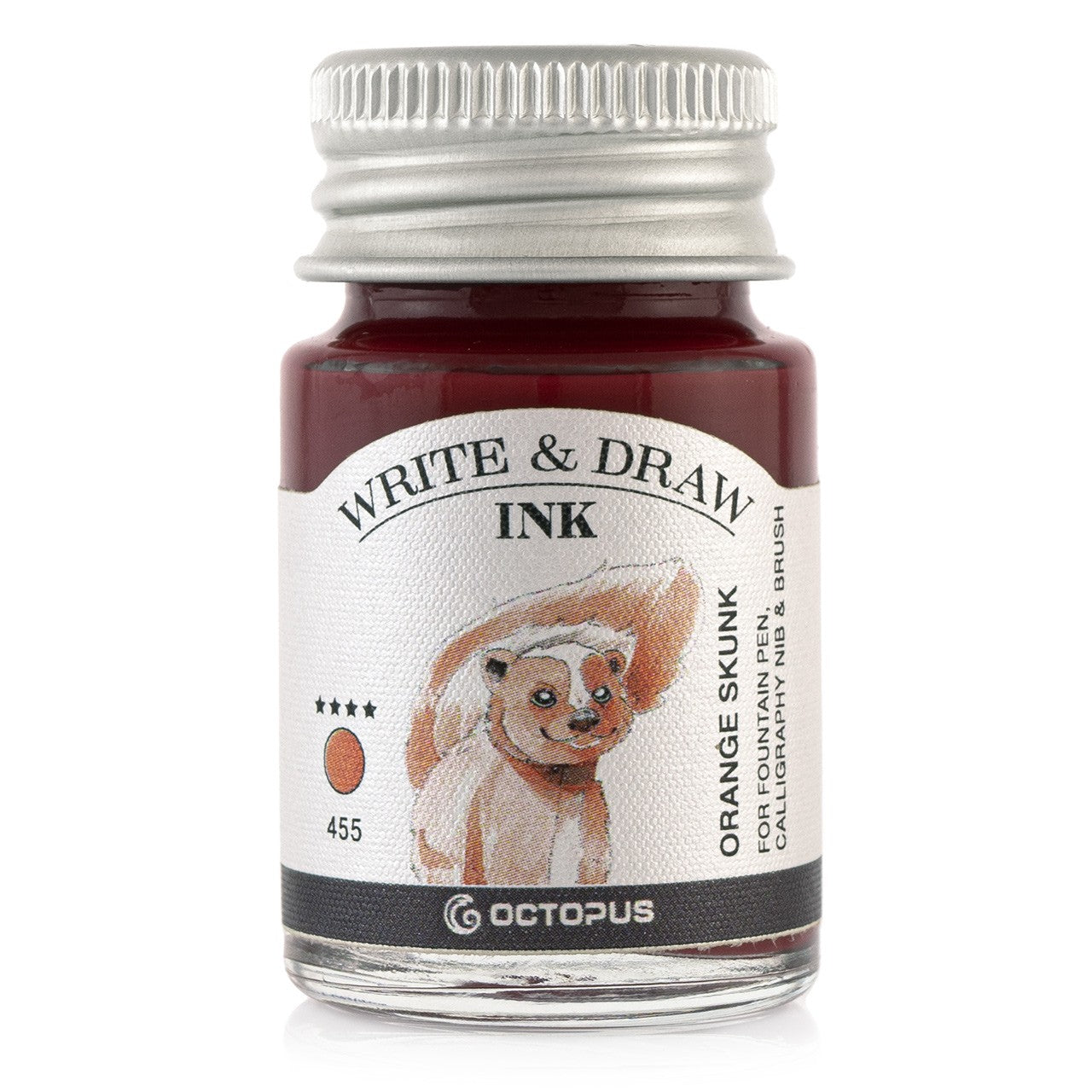 Encre pour Écrire et Dessiner Orange Skunk 10ml Octopus