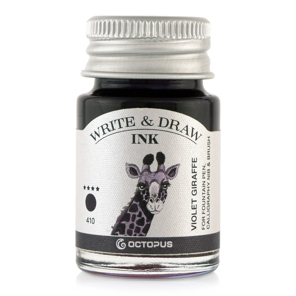 Encre pour Écrire et Dessiner Violet Giraffe 10ml Octopus
