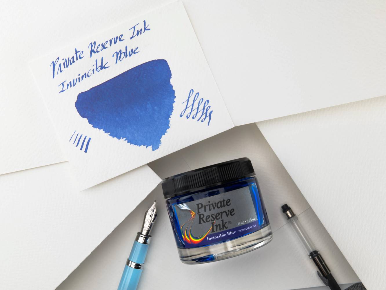 Encre pour Stylo-Plume Invincible Blue 60ml Private Reserve Ink