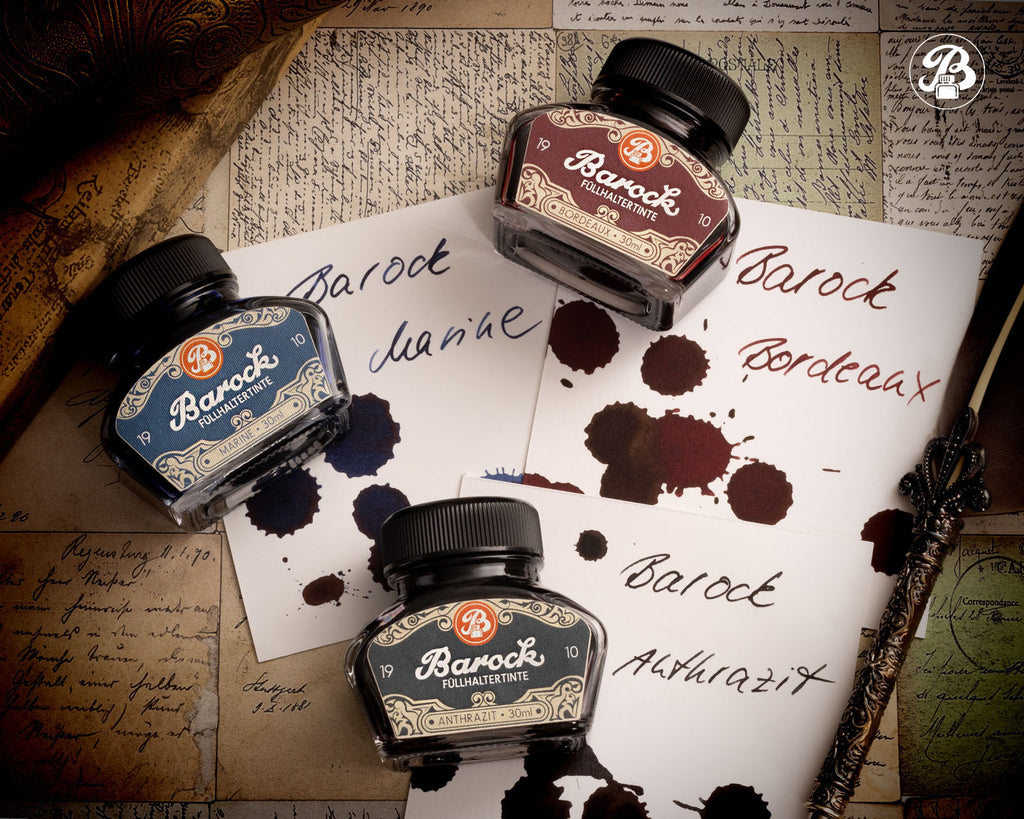 Encre pour Stylo Plume Barock 1910 Bordeaux 30ml Octopus