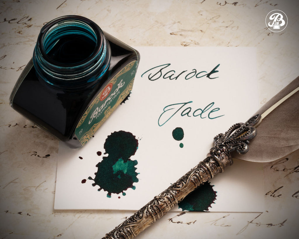 Encre pour Stylo Plume Barock 1910 Jade 30ml Octopus