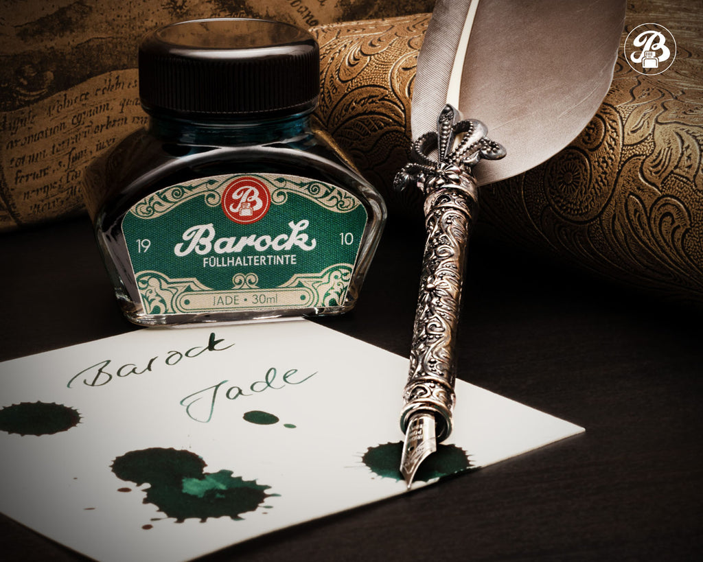 Encre pour Stylo Plume Barock 1910 Jade 30ml Octopus