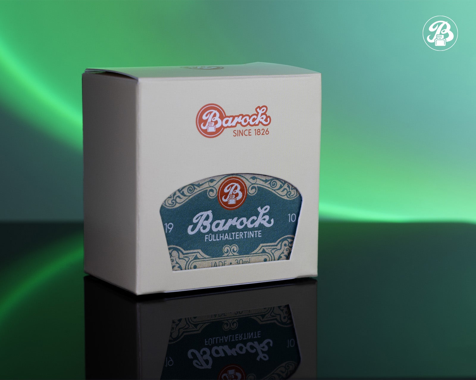 Encre pour Stylo Plume Barock 1910 Jade 30ml Octopus