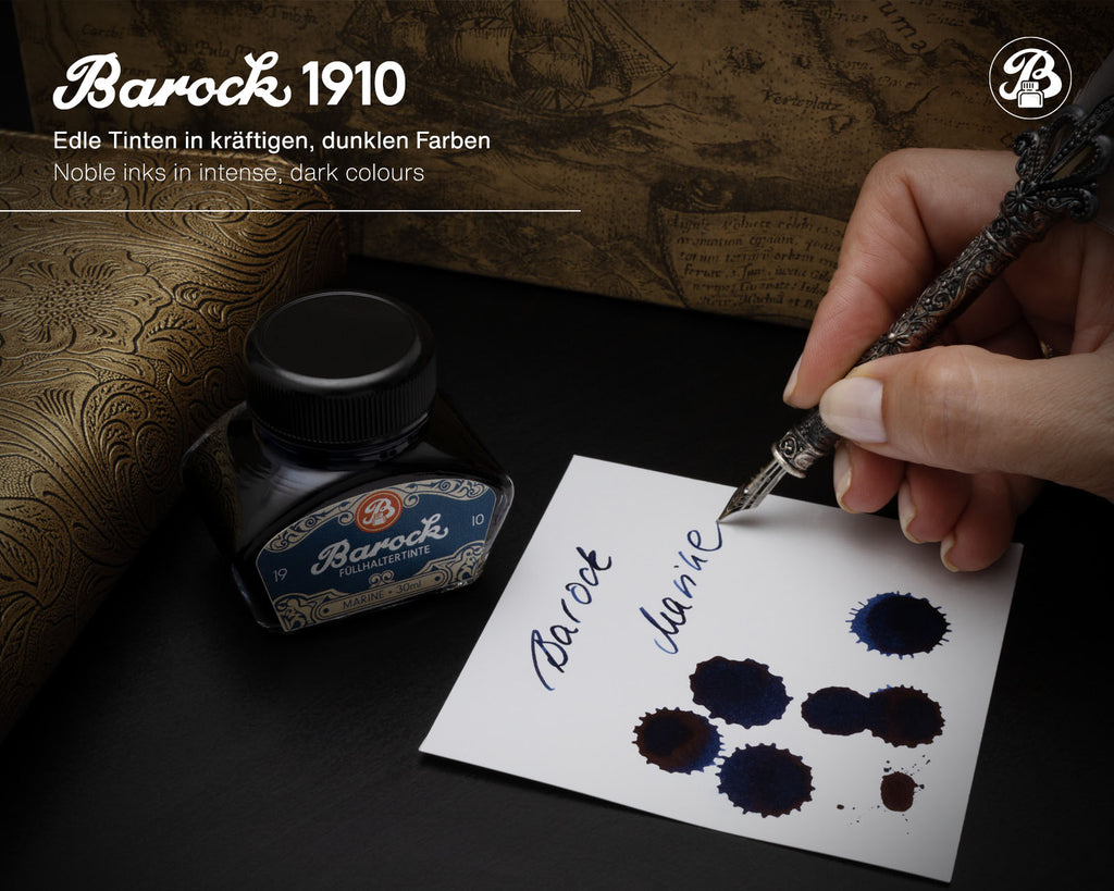 Encre pour Stylo Plume Barock 1910 Marine 30ml Octopus
