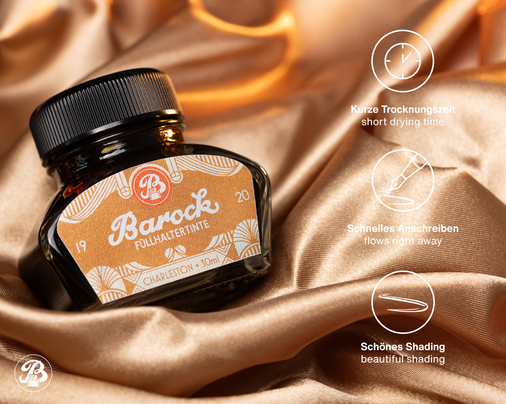 Encre pour Stylo Plume Barock 1920 Charleston 30ml Octopus