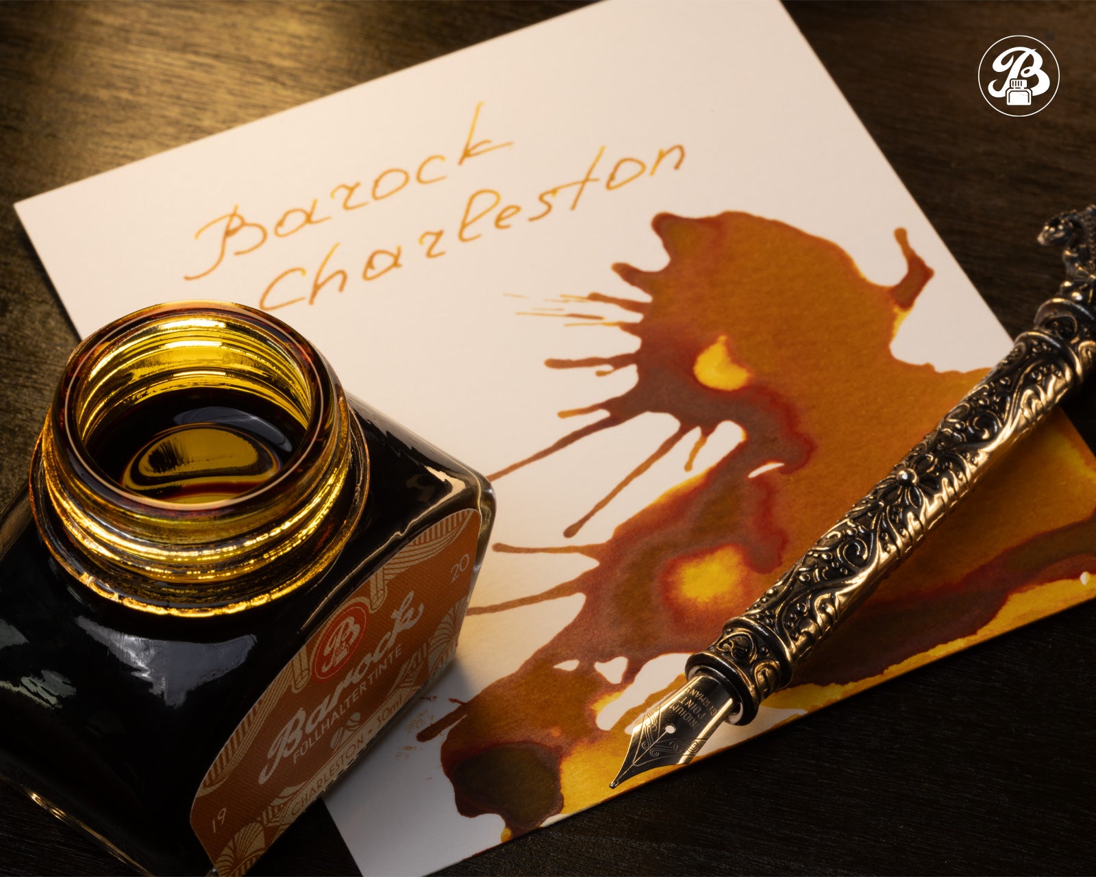 Encre pour Stylo Plume Barock 1920 Charleston 30ml Octopus