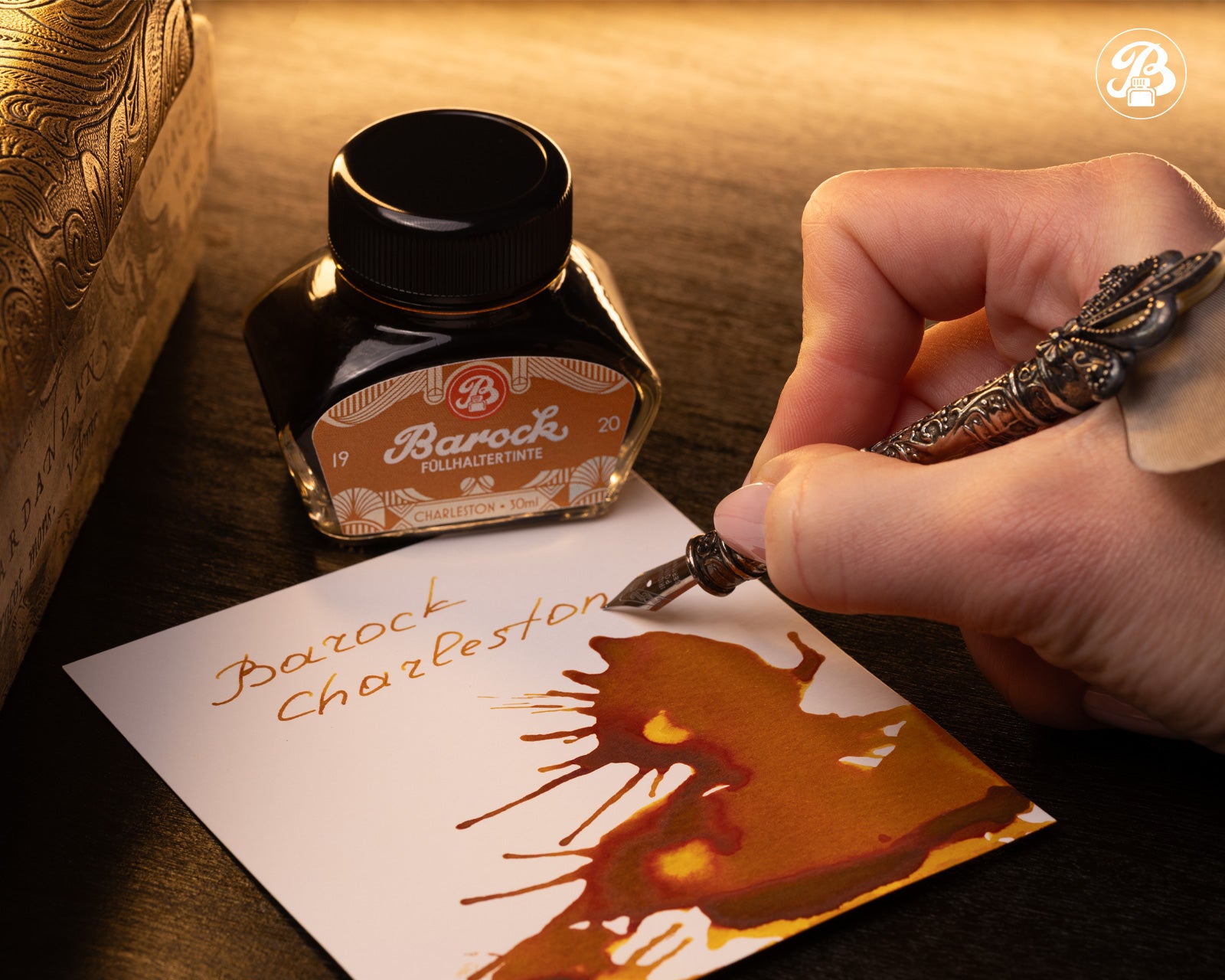 Encre pour Stylo Plume Barock 1920 Charleston 30ml Octopus